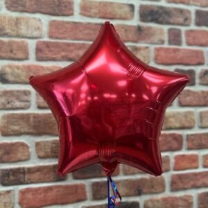 18” Red Star Foil Balloon