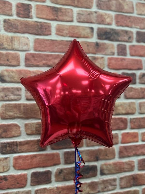 18” Red Star Foil Balloon
