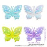 26” Purple Iridescent Butterfly Foil Balloon