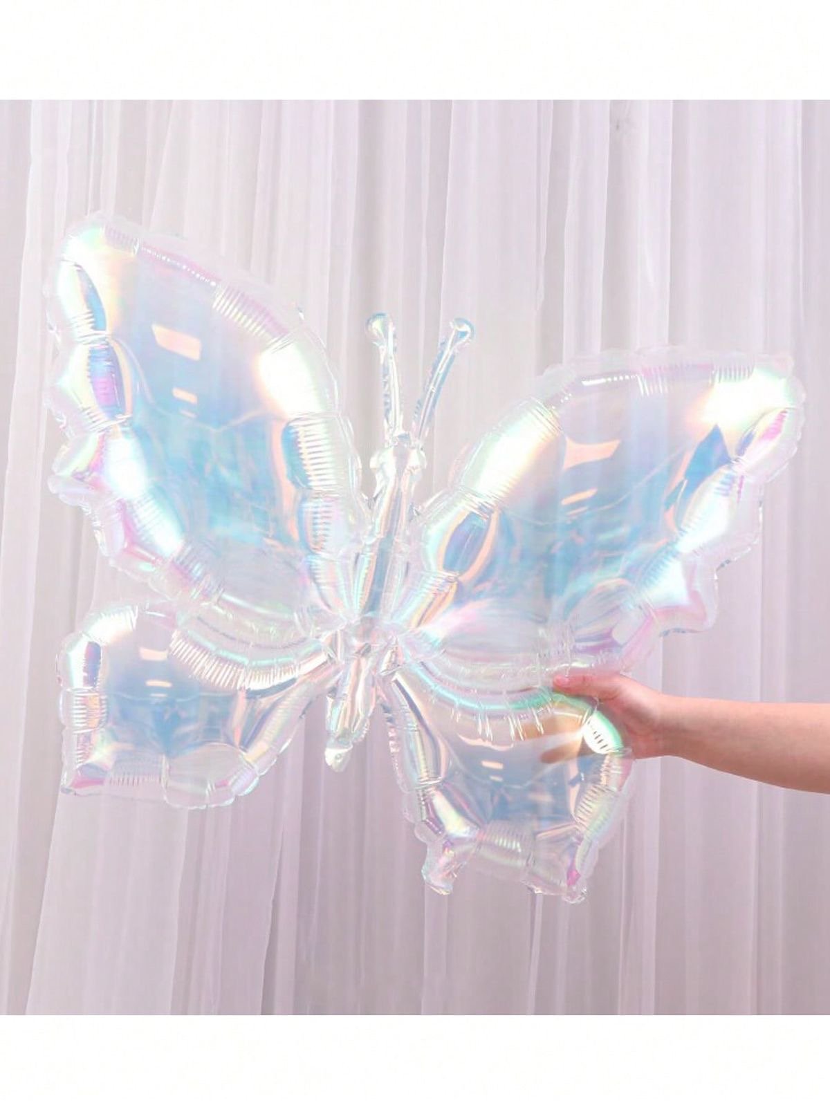 24” Iridescent Butterfly Foil Balloon (4D)