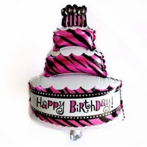 Happy Birthday Cake Balloon Bouquet
