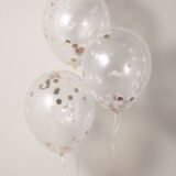 Silver 5pcs Confetti set