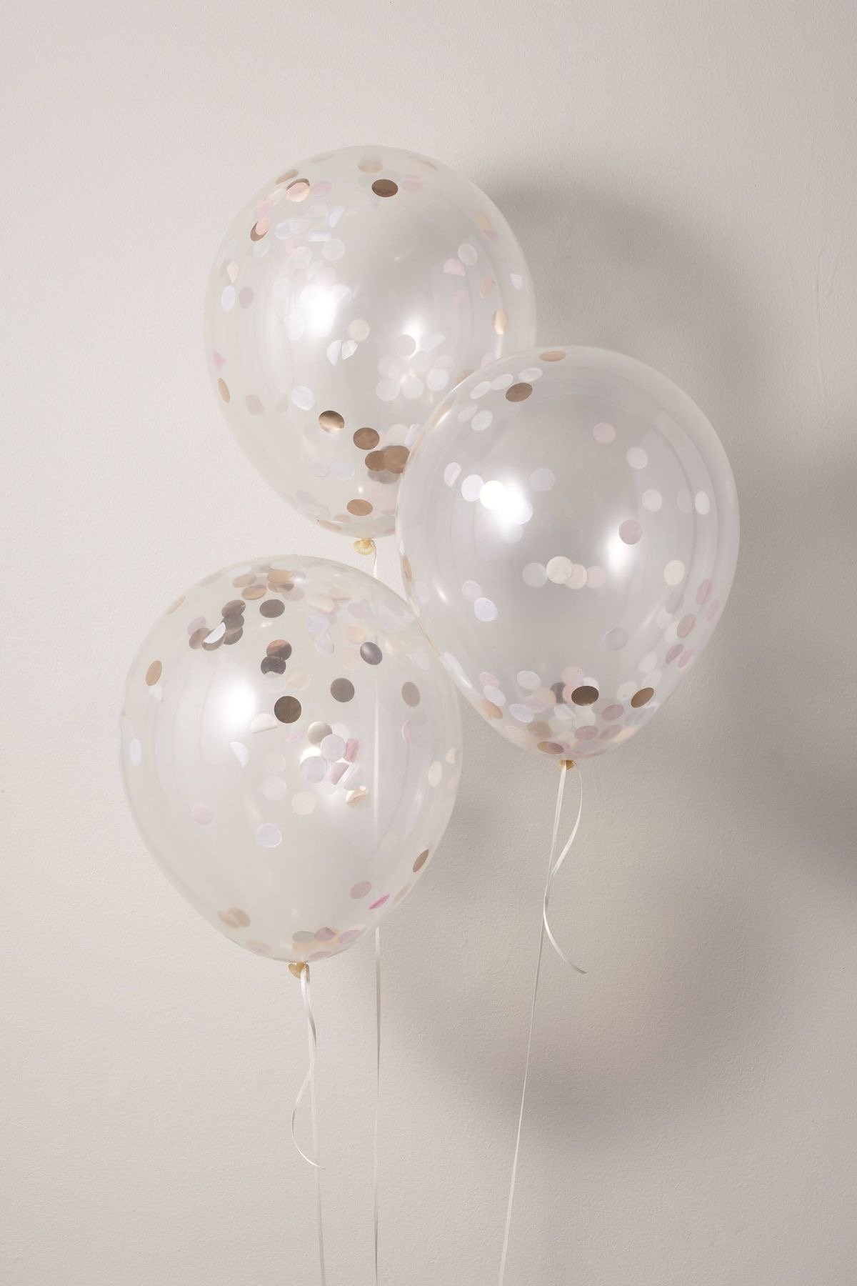 Silver 5pcs Confetti set