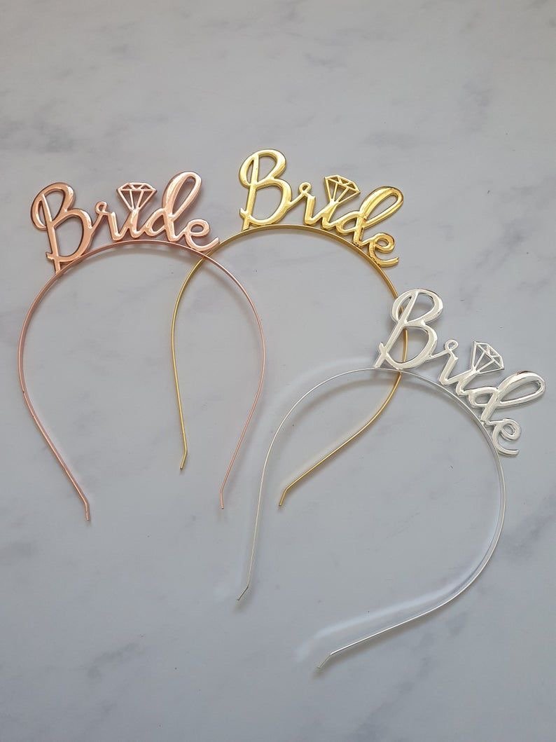 Bride Hair Band Silver