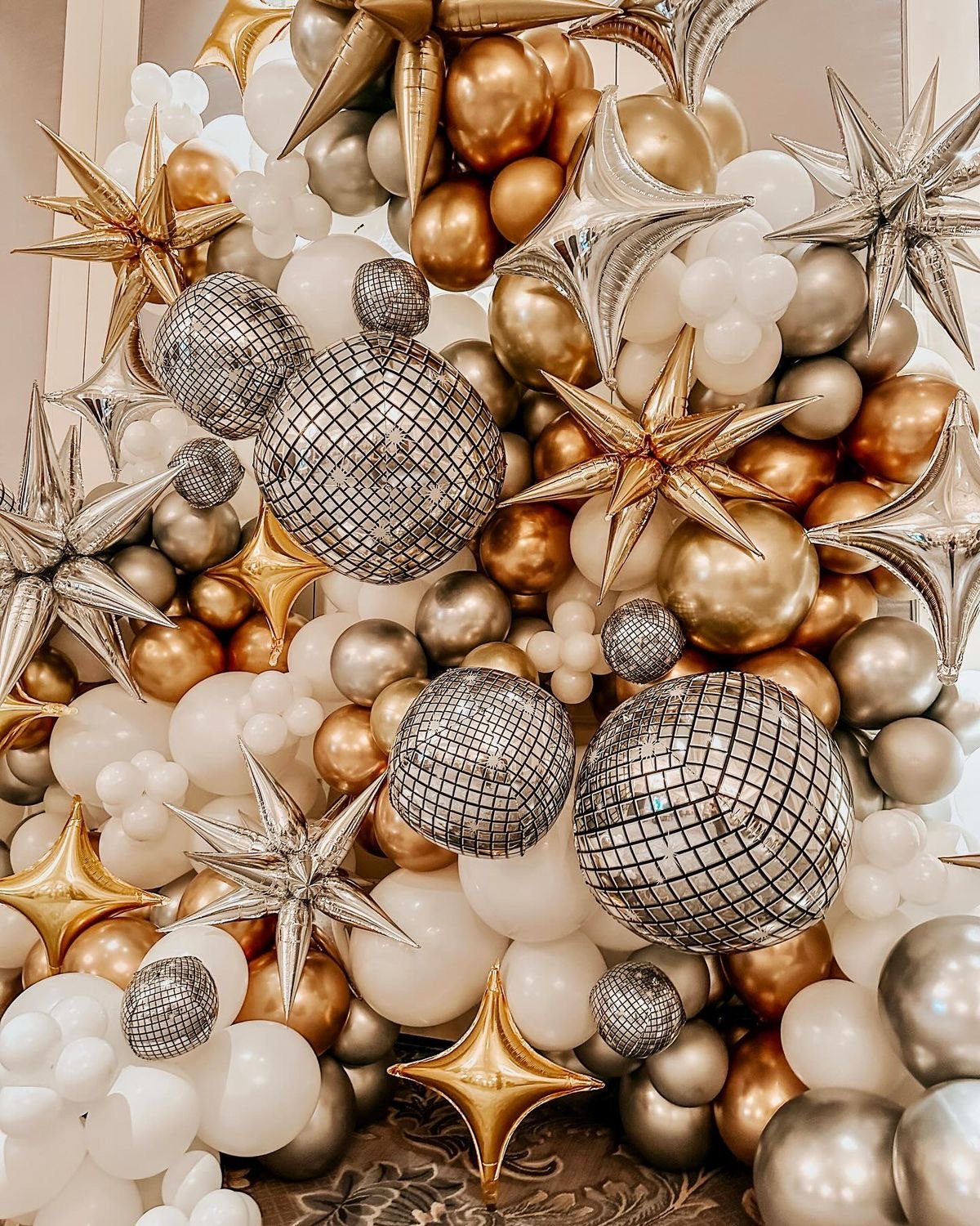 Exploding 5D Rose Gold Star Foil Balloon