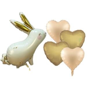 Rabbit Theme Foil Balloon Bouquet